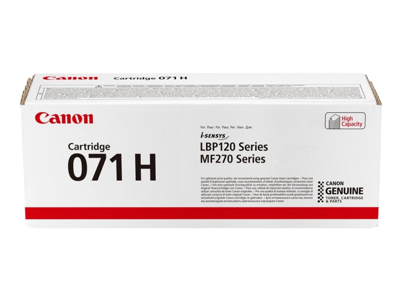 CARTUCHO ORIGINAL Canon 071H Negro Cartucho de Toner Original - 5646C002