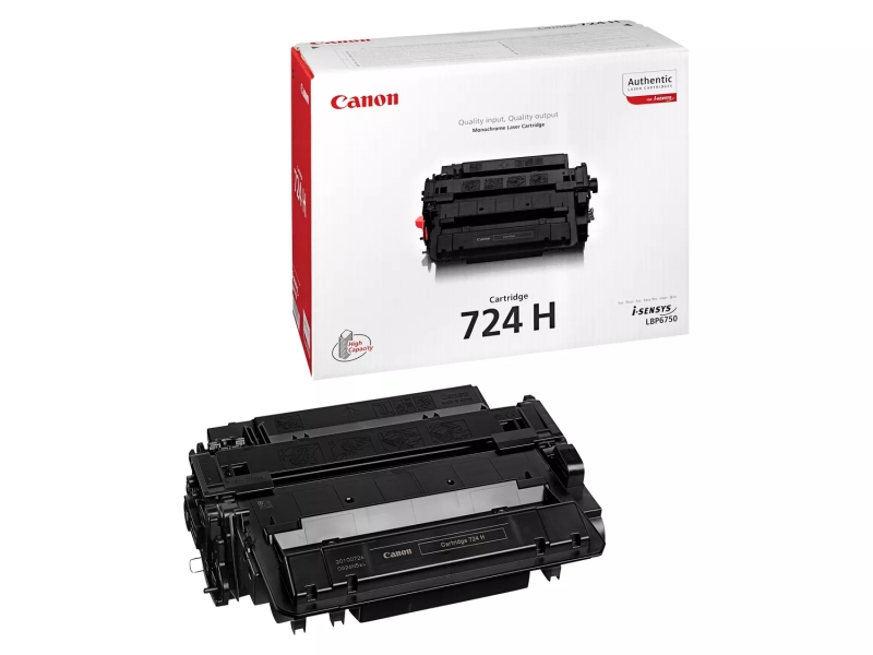CARTUCHO ORIGINAL Canon 724H Negro Cartucho de Toner Original - 3482B011/3482B002