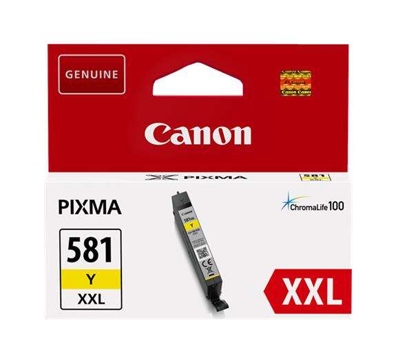 CARTUCHO ORIGINAL Canon CLI581 Amarillo Cartucho de Tinta Original - 2105C001
