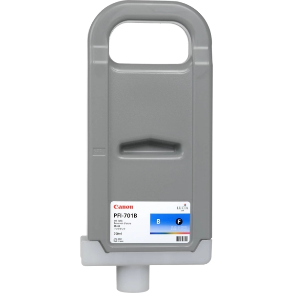 CARTUCHO ORIGINAL Canon PFI-701B Azul Cartucho de Tinta Original - 0908B001