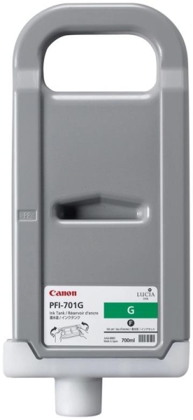 CARTUCHO ORIGINAL Canon PFI-701G Verde Cartucho de Tinta Original - 0907B001