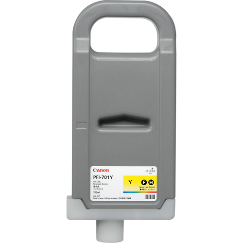 CARTUCHO ORIGINAL Canon PFI-701Y Amarillo Cartucho de Tinta Original - 0903B001