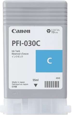 CARTUCHO ORIGINAL Canon PFI030 Cyan Cartucho de Tinta Original - 3490C001