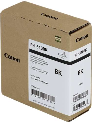 CARTUCHO ORIGINAL Canon PFI310 Negro Cartucho de Tinta Original - 2359C001