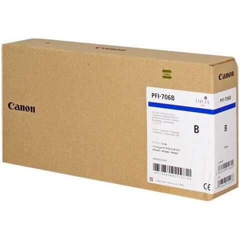 CARTUCHO ORIGINAL Canon PFI706 Blue Cartucho de Tinta Original - 6689B001