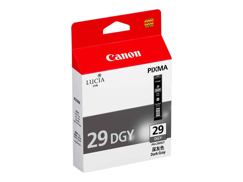 CARTUCHO ORIGINAL Canon PGI29 Gris Oscuro Cartucho de Tinta Original - 4870B001