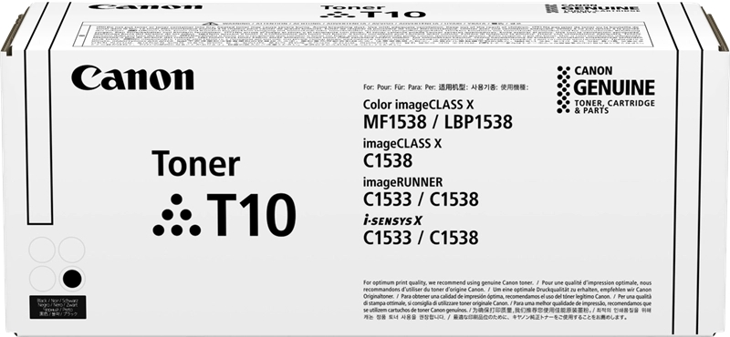 CARTUCHO ORIGINAL Canon T10 Negro Cartucho de Toner Original - 4566C001