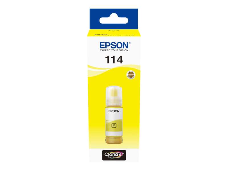 CARTUCHO ORIGINAL Epson 114 Amarillo Botella de Tinta Pigmentada Original - C13T07B440