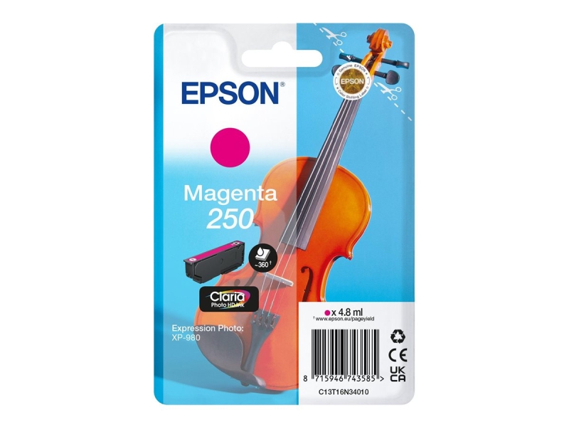 CARTUCHO ORIGINAL Epson 250 Magenta Cartucho de Tinta Original - C13T16N34010