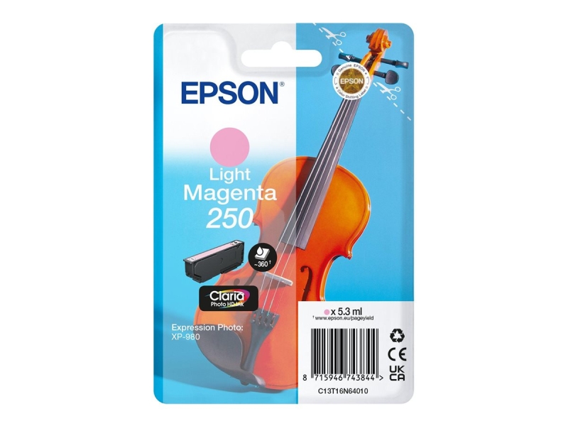 CARTUCHO ORIGINAL Epson 250 Magenta Light Cartucho de Tinta Original - C13T16N64010