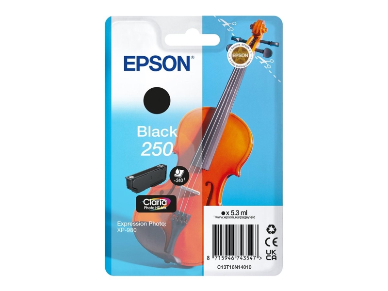 CARTUCHO ORIGINAL Epson 250 Negro Cartucho de Tinta Original - C13T16N14010