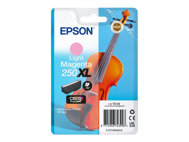 CARTUCHO ORIGINAL Epson 250XL Magenta Light Cartucho de Tinta Original - C13T16P64010