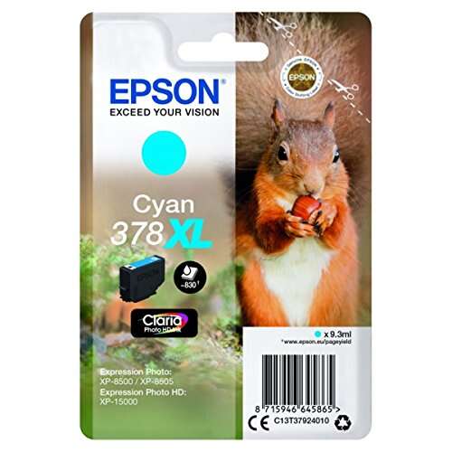 CARTUCHO ORIGINAL Epson 378XL Cyan Cartucho de Tinta Original - C13T37924010
