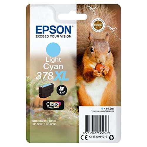 CARTUCHO ORIGINAL Epson 378XL Cyan Light Cartucho de Tinta Original - C13T37954010