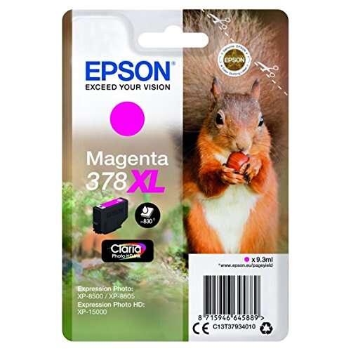 CARTUCHO ORIGINAL Epson 378XL Magenta Cartucho de Tinta Original - C13T37934010