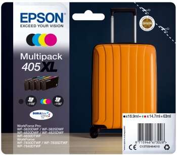 CARTUCHO ORIGINAL Epson 405XL Pack de 4 Cartuchos de Tinta Originales - C13T05H64010
