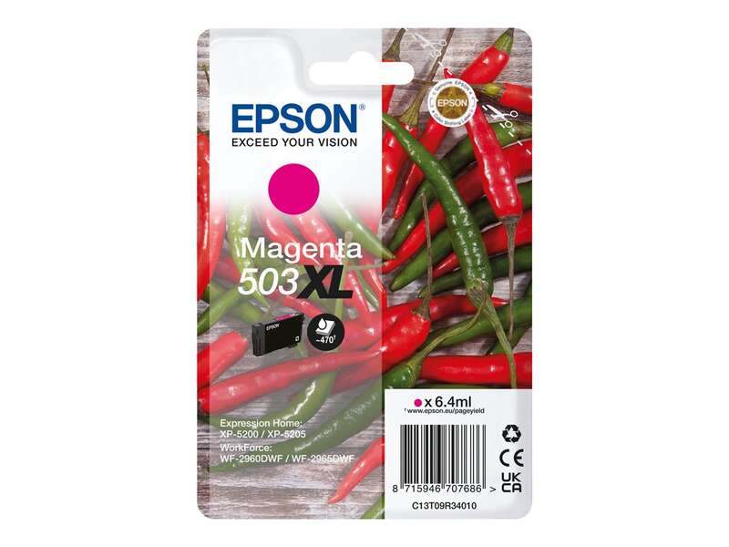 CARTUCHO ORIGINAL Epson 503XL Magenta Cartucho de Tinta Original - C13T09R34010
