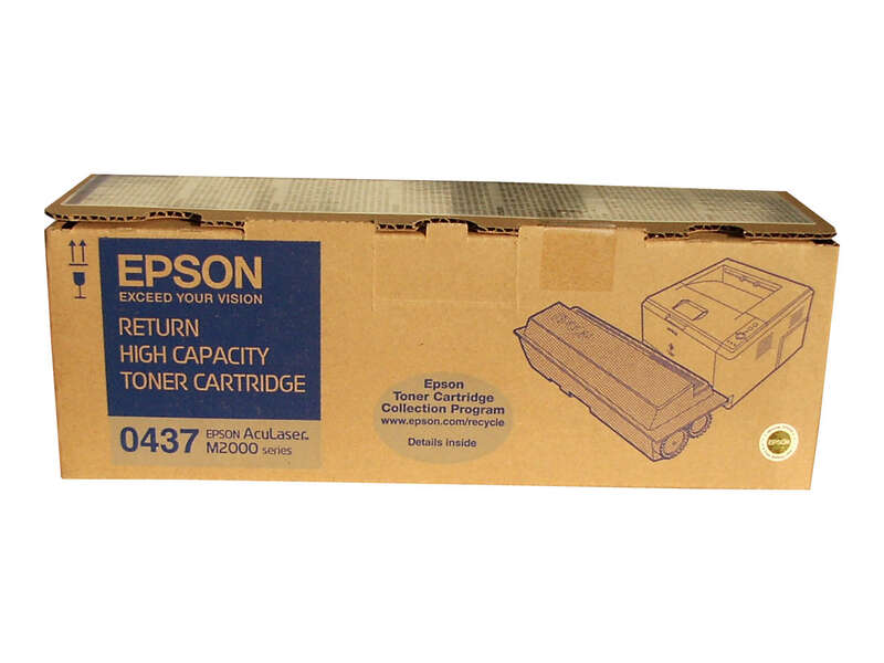 CARTUCHO ORIGINAL Epson Aculaser M2000 Negro Cartucho de Toner Original - C13S050435/C13S050437