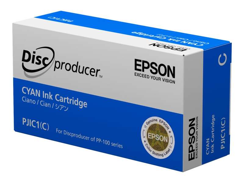CARTUCHO ORIGINAL Epson PJIC1/PJIC7 Cyan Cartucho de Tinta Original - C13S020688/C13S020447