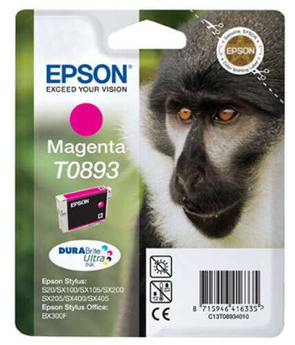 CARTUCHO ORIGINAL Epson T0893 Magenta Cartucho de Tinta Original - C13T08934011