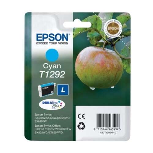 CARTUCHO ORIGINAL Epson T1292 Cyan Cartucho de Tinta Original - C13T12924012