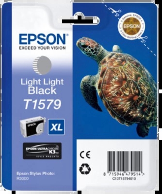 CARTUCHO ORIGINAL Epson T1579 Negro Light Light Cartucho de Tinta Original - C13T15794010