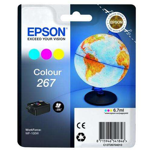 CARTUCHO ORIGINAL Epson T267 Color Cartucho de Tinta Original - C13T26704010