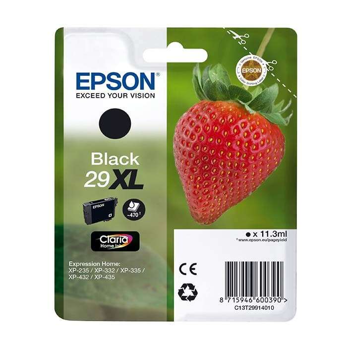 CARTUCHO ORIGINAL Epson T2991 (29XL) Negro Cartucho de Tinta Original - C13T29914012