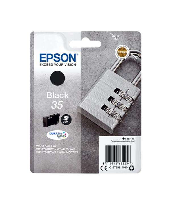 CARTUCHO ORIGINAL Epson T3581 (35) Negro Cartucho de Tinta Original - C13T35814010