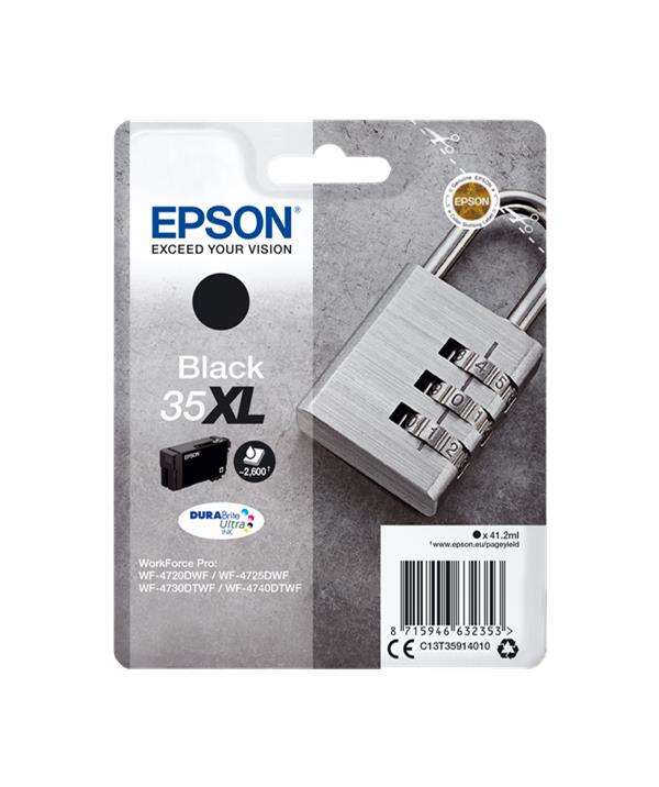 CARTUCHO ORIGINAL Epson T3591 (35XL) Negro Cartucho de Tinta Original - C13T35914010