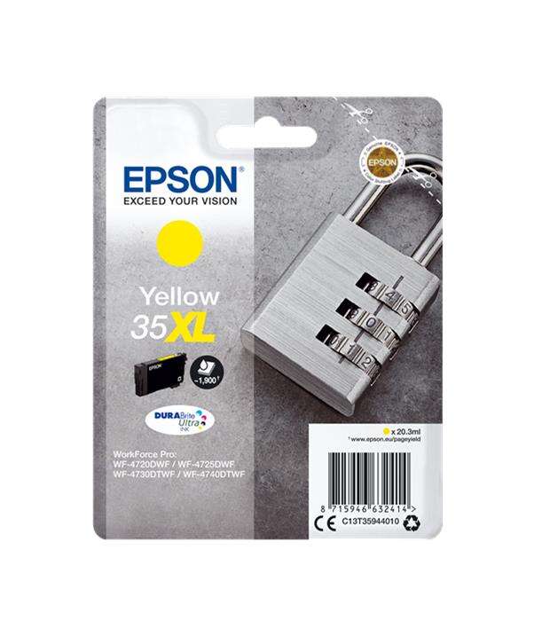 CARTUCHO ORIGINAL Epson T3594 (35XL) Amarillo Cartucho de Tinta Original - C13T35944010