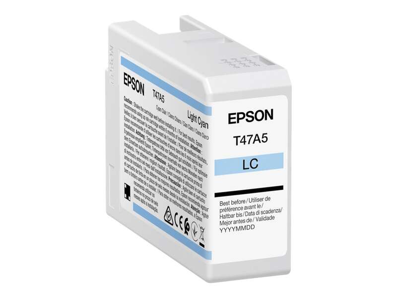 CARTUCHO ORIGINAL Epson T47A5 Cyan Light Cartucho de Tinta Original - C13T47A500