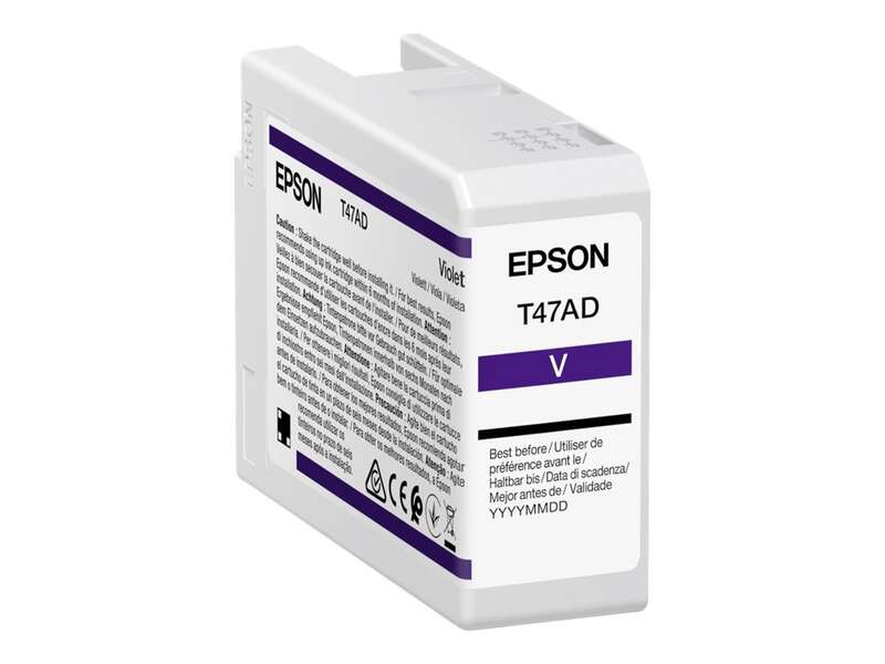 CARTUCHO ORIGINAL Epson T47AD Violeta Cartucho de Tinta Original - C13T47AD00
