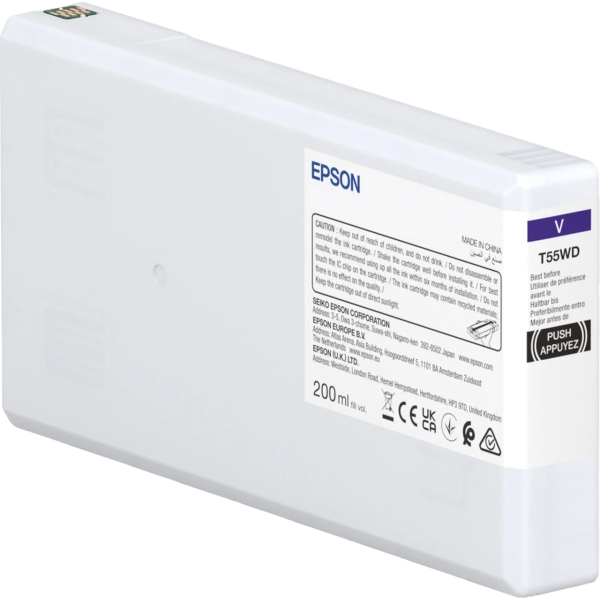 CARTUCHO ORIGINAL Epson T55WD Violeta Cartucho de Tinta Original - C13T55WD00