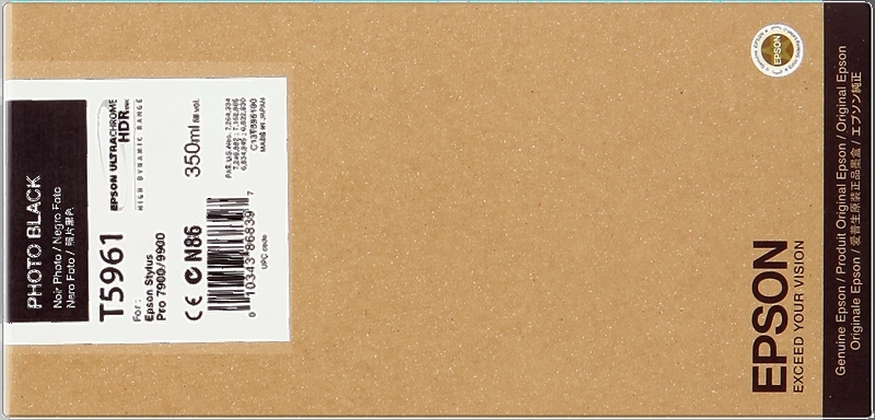 CARTUCHO ORIGINAL Epson T5961 Negro Photo Cartucho de Tinta Original - C13T596100