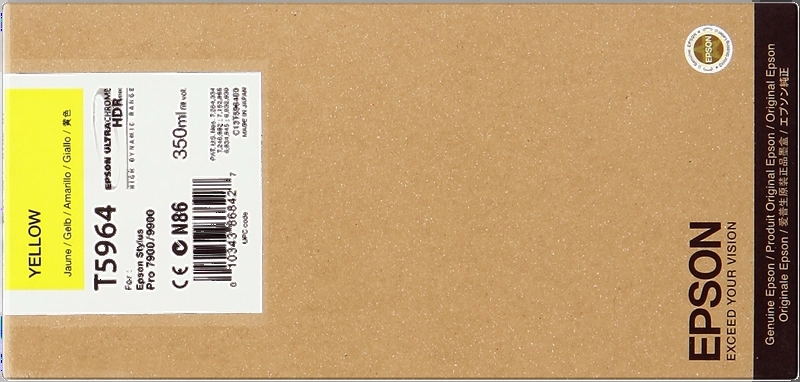 CARTUCHO ORIGINAL Epson T5964 Amarillo Cartucho de Tinta Original - C13T596400