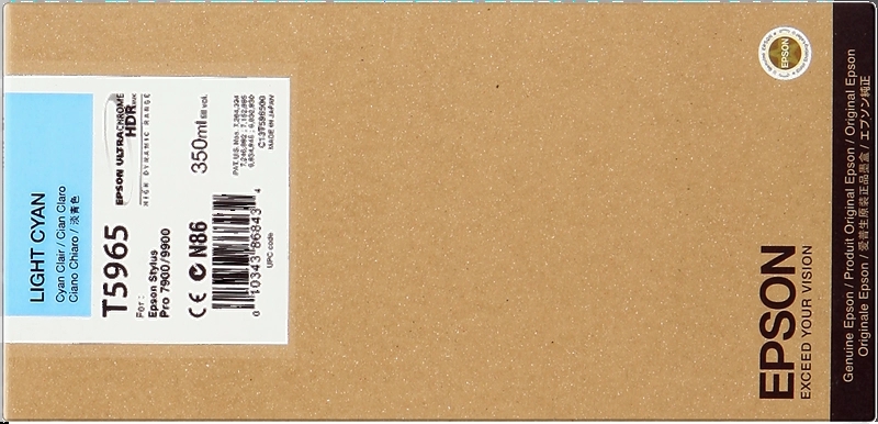 CARTUCHO ORIGINAL Epson T5965 Cyan Light Cartucho de Tinta Original - C13T596500