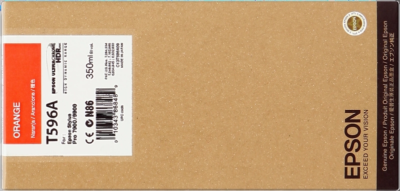 CARTUCHO ORIGINAL Epson T596A Naranja Cartucho de Tinta Original - C13T596A00