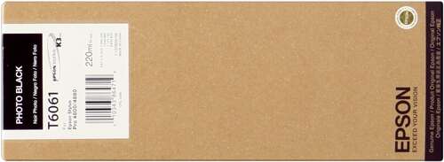 CARTUCHO ORIGINAL Epson T6061 Negro Photo Cartucho de Tinta Original - C13T606100