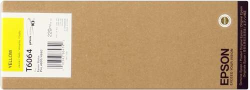 CARTUCHO ORIGINAL Epson T6064 Amarillo Cartucho de Tinta Original - C13T606400