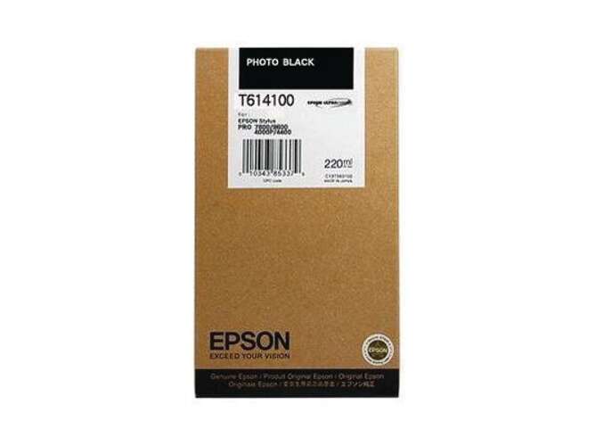 CARTUCHO ORIGINAL Epson T6141 Negro Photo Cartucho de Tinta Original - C13T614100