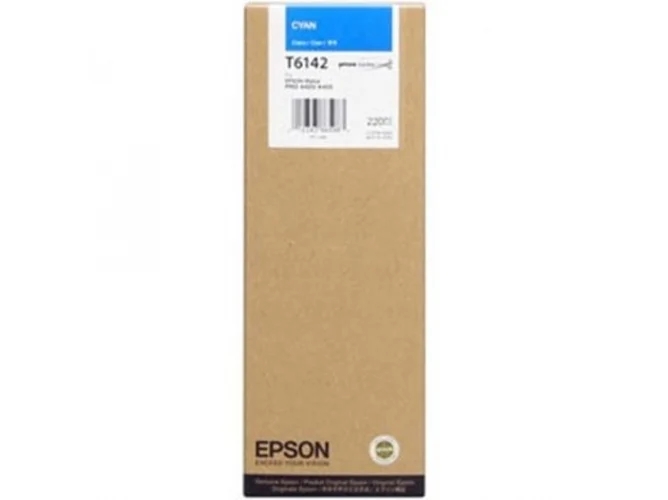 CARTUCHO ORIGINAL Epson T6142 Cyan Cartucho de Tinta Original - C13T614200