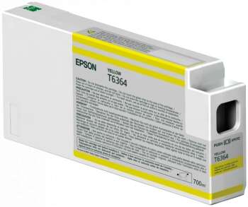 CARTUCHO ORIGINAL Epson T6364 Amarillo Cartucho de Tinta Original - C13T636400