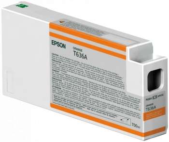 CARTUCHO ORIGINAL Epson T636A Naranja Cartucho de Tinta Original - C13T636A00