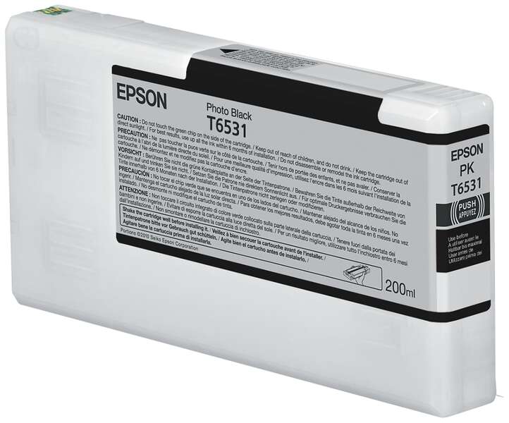 CARTUCHO ORIGINAL Epson T6531 Negro Photo Cartucho de Tinta Original - C13T653100