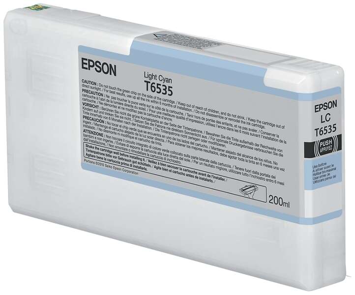 CARTUCHO ORIGINAL Epson T6535 Cyan Light Cartucho de Tinta Original - C13T653500