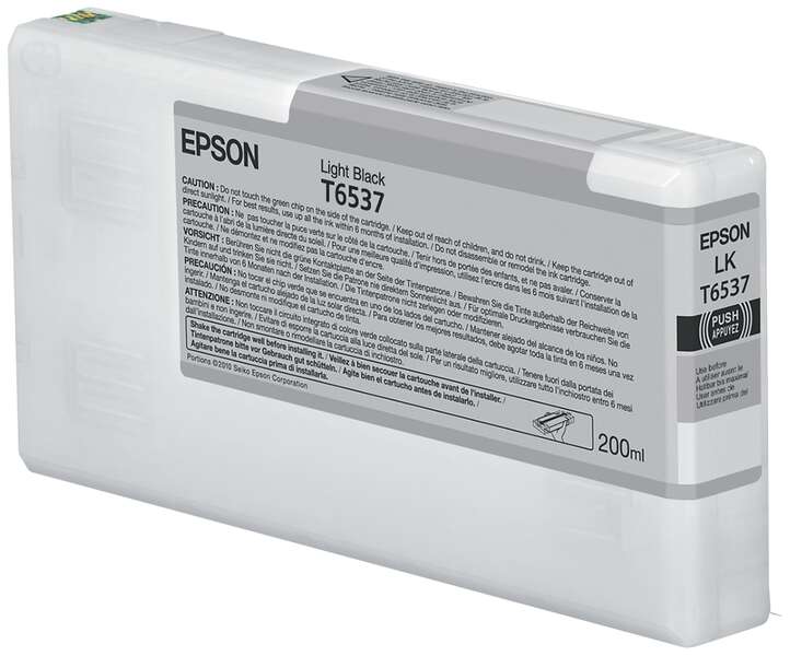 CARTUCHO ORIGINAL Epson T6537 Negro Light Cartucho de Tinta Original - C13T653700