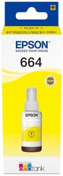 CARTUCHO ORIGINAL Epson T6644 Amarillo Botella de Tinta Original - C13T664440