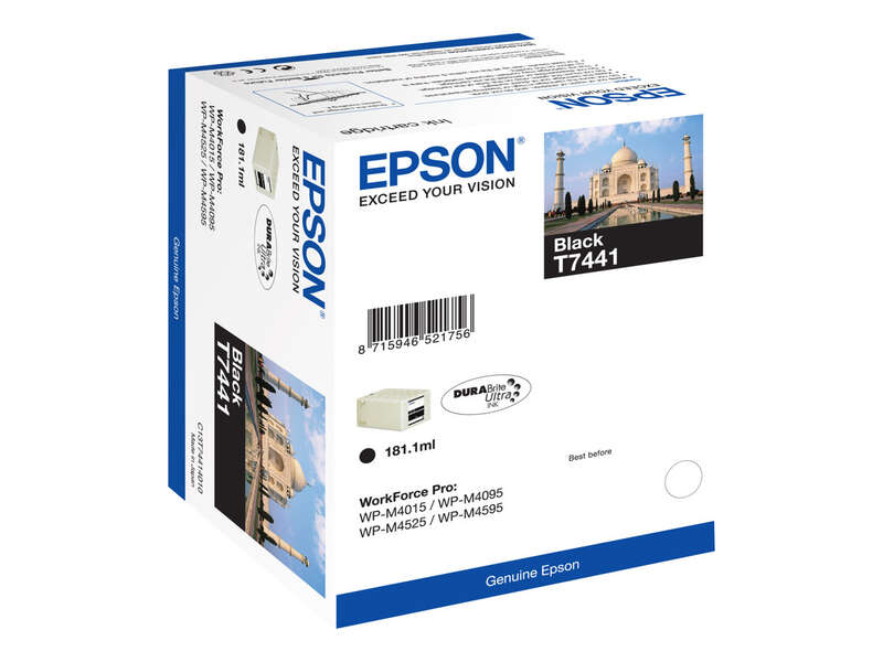 CARTUCHO ORIGINAL Epson T7441 Negro Cartucho de Tinta Original - C13T74414010