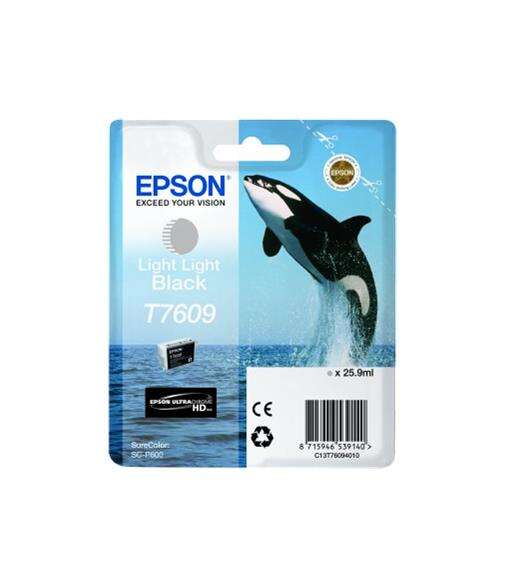 CARTUCHO ORIGINAL Epson T7609 Negro Light Light Cartucho de Tinta Original - C13T76094010